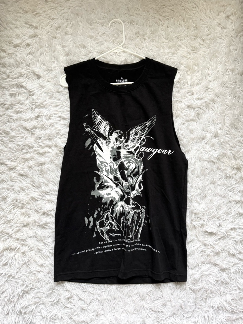 Rawgear Men’s Black Graphic Tank Top